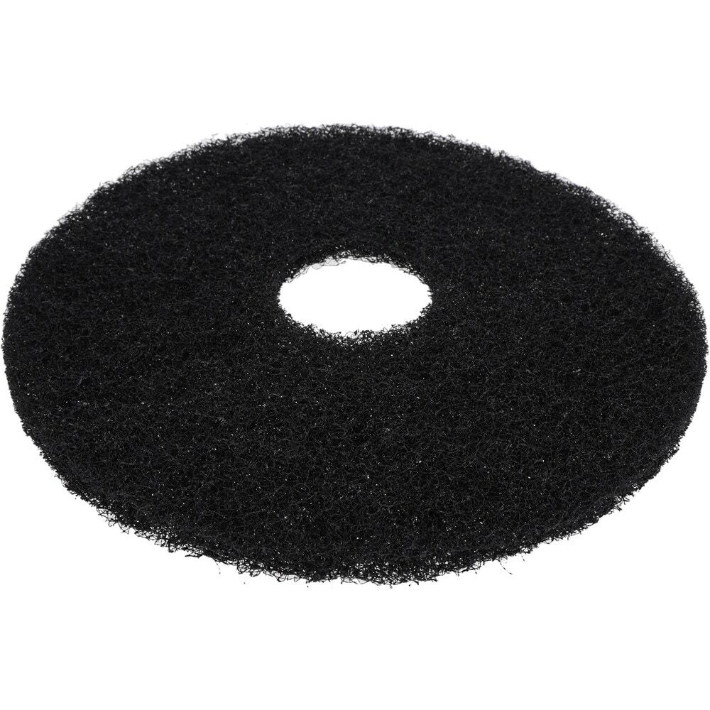 PRO SOURCE Floor Stripping Pads: 5 Pack, Black Coarse Polyester, 15" Diameter