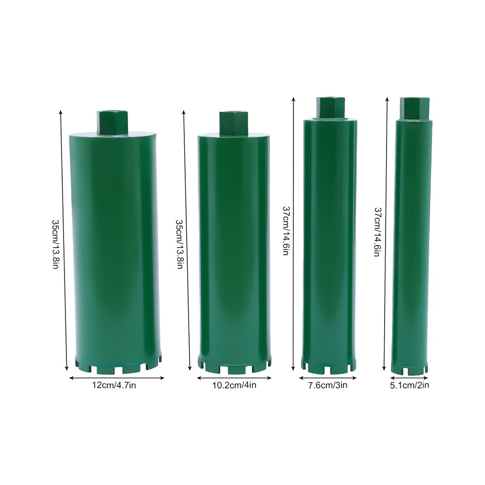2'' /3'' /4''/ 4.7'' Set Wet Diamond Core Drill Bit Concrete Brick Drilling Bits