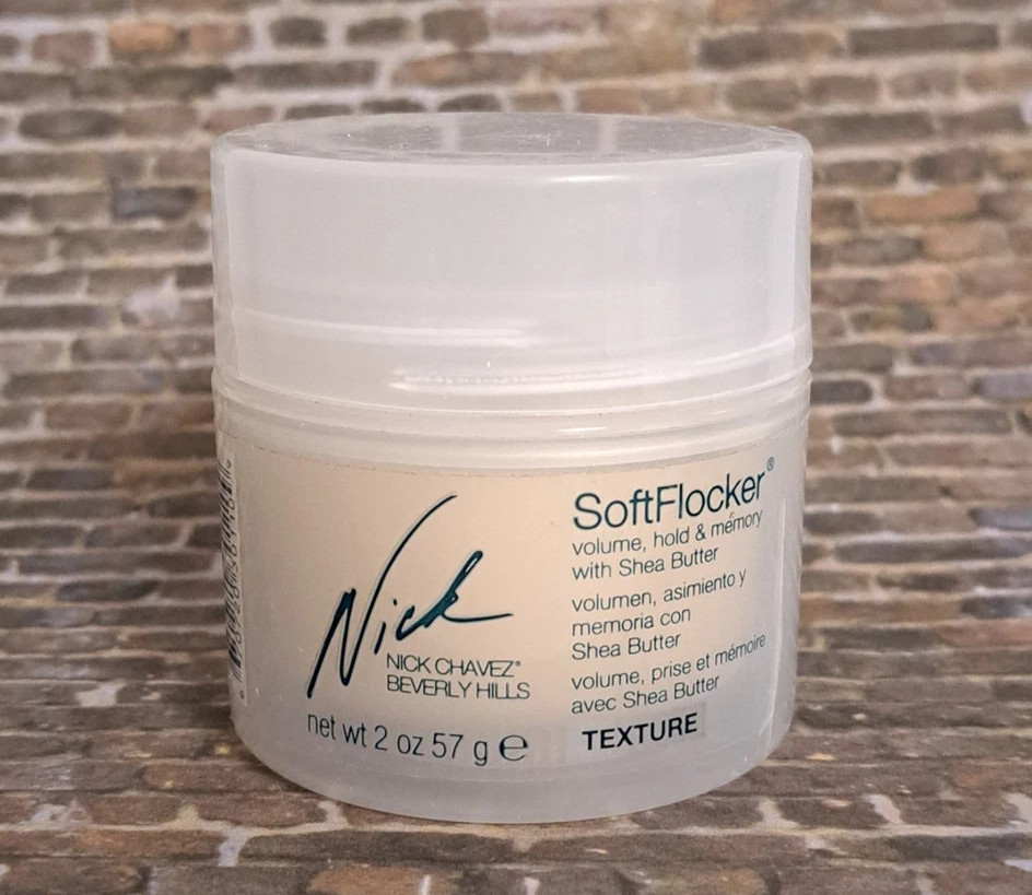 Nick Chavez Soft Flocker Volume Hold & Memory with Shea Butter ~ Texture (2 oz)