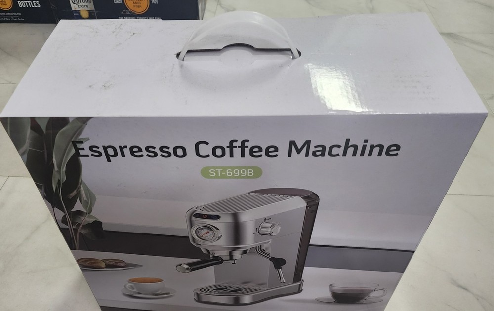 Espresso Machine 20 Bar, Compact Espresso Maker, Stainless Steel Expresso Coffee