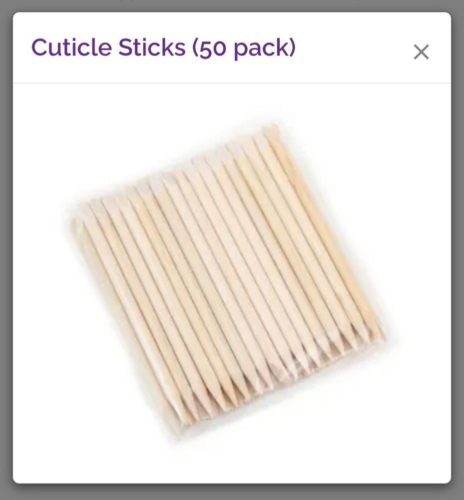 Cuticle Sticks.