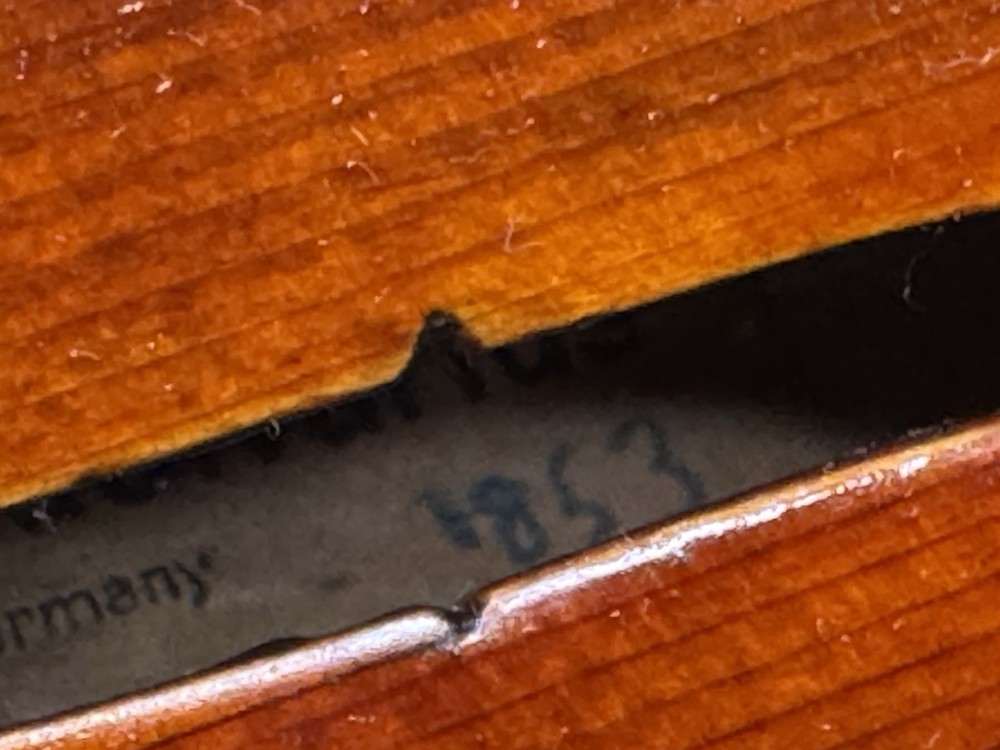 German Stradivarius Copy Violin With Case