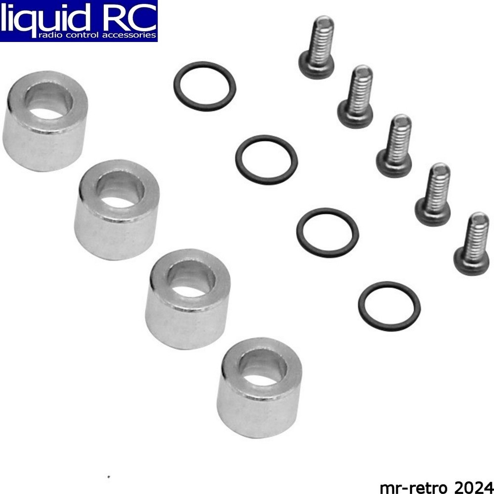 Hot Racing SXTF39WH Replacment Hardware+4mm Stub Axles