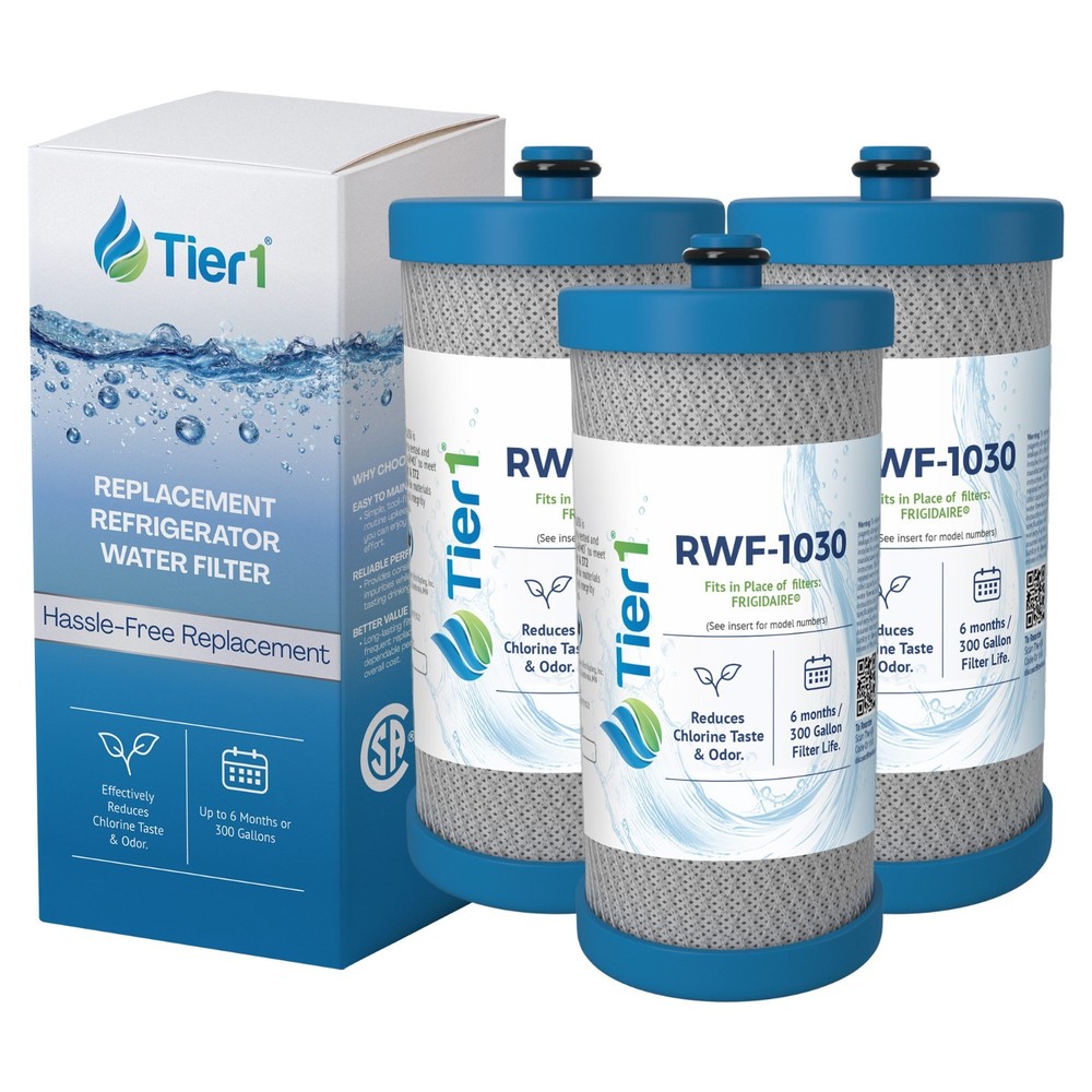 Fits Frigidaire WFCB WF1CB Comparable Tier1 Refrigerator Water Filter 3 Pack