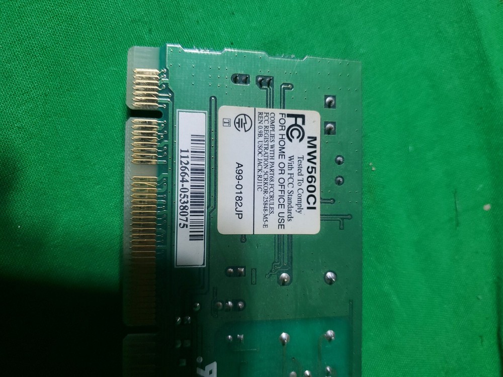 MW560CI Internal Modem Card Fax