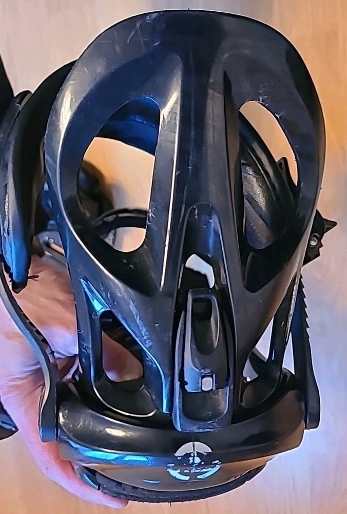 K2 Sonic Black Snowboard Bindings Size Large Good Condition