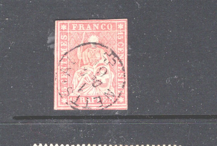 Switzerland   38   used   nice  cancel