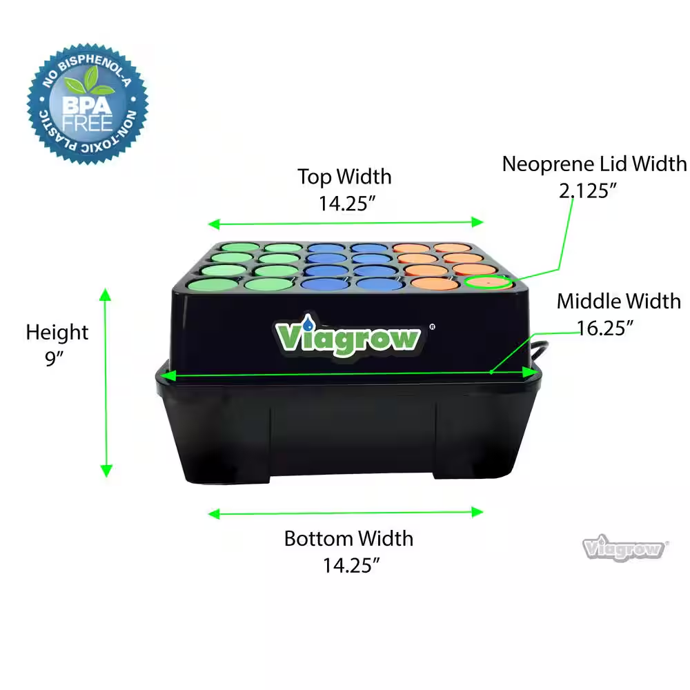 Viagrow 24 Site Aeroponic Clone Machine