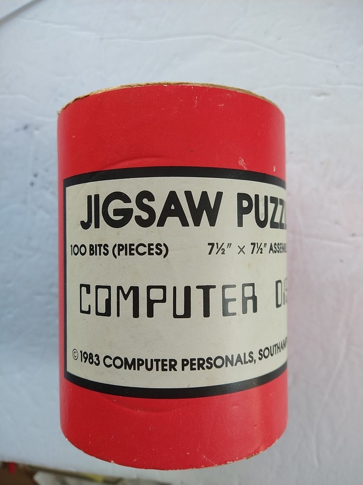 ITHistory (1983) PROMO: COMPUTER DISK Jigsaw Puzzle Container (No Puzzle)