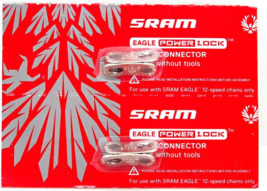SRAM EAGLE Power Lock 12 Speed Chain Quick Link/ Connector 2 Links, Silver