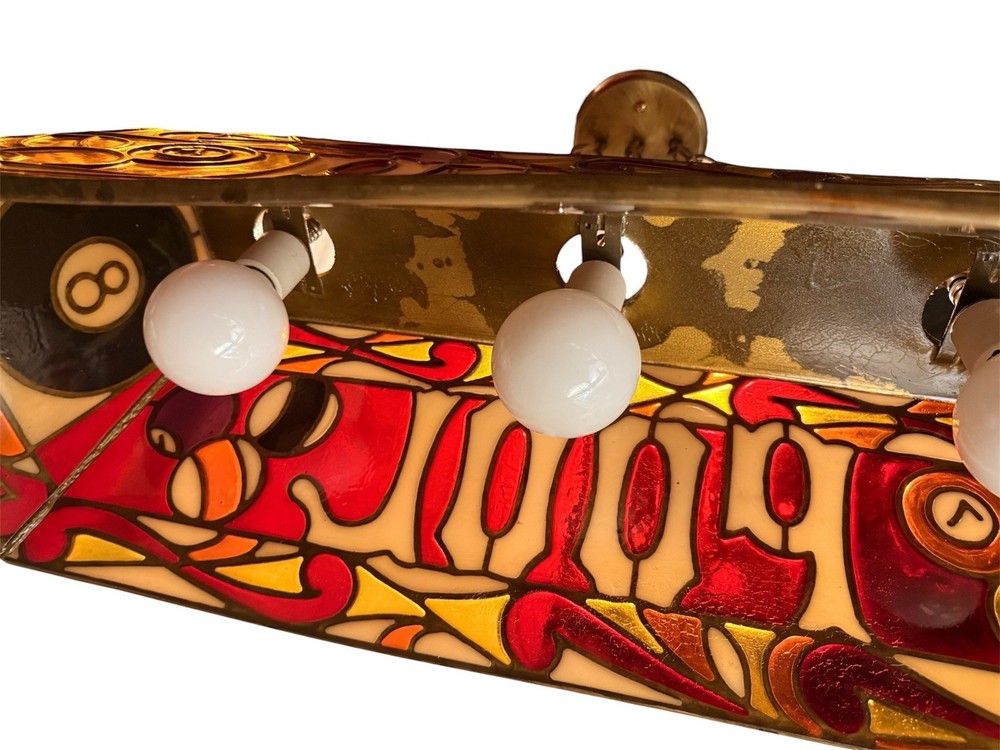 Vintage Resin/Plastic Pool Table Light