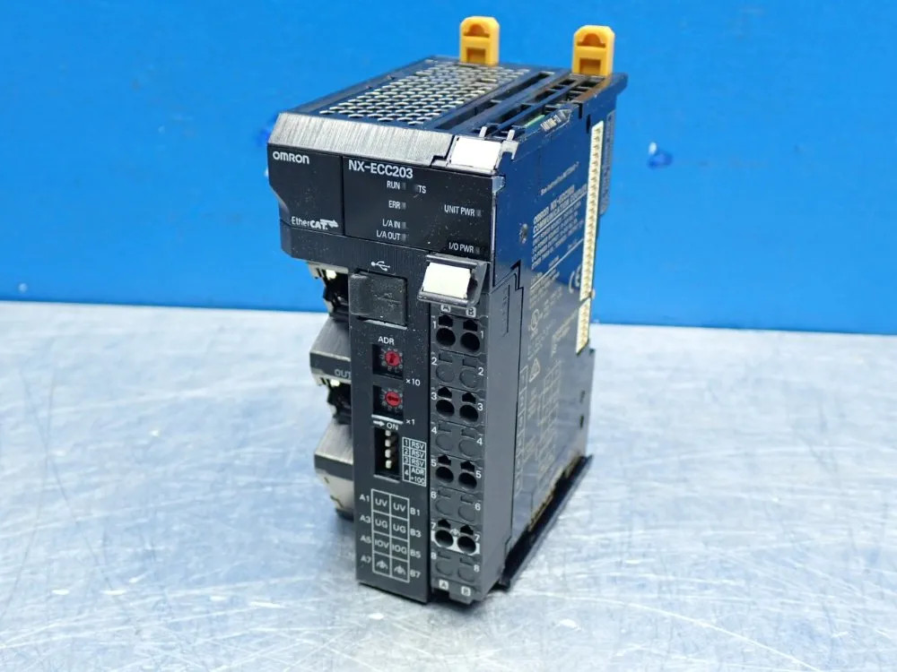 OMRON NX-SERIES ETERCAT COUPLER UNIT NX-ECC203