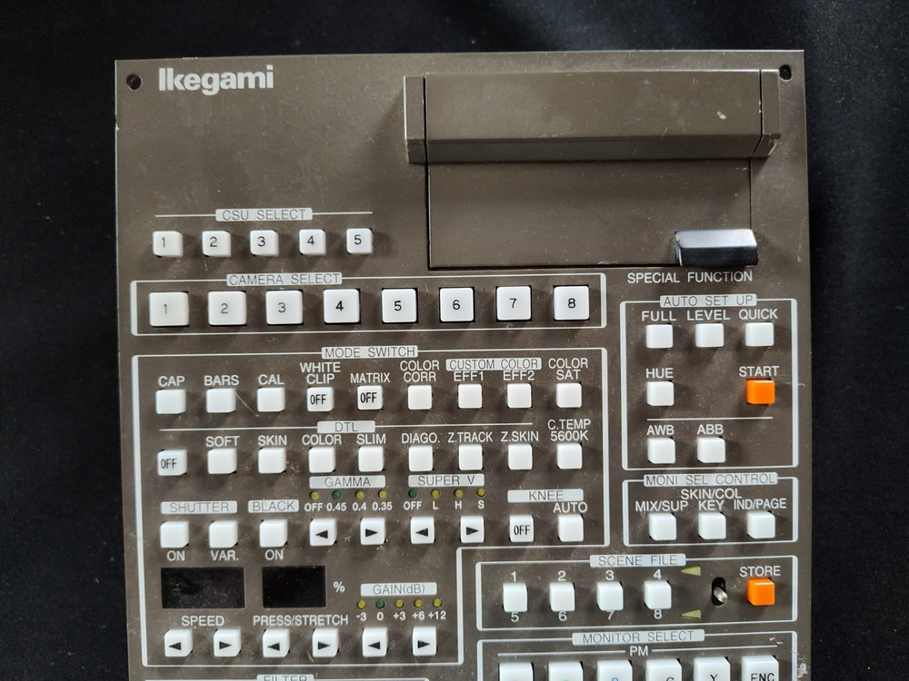 Ikegami MCP-110 Maintenance Control Panel