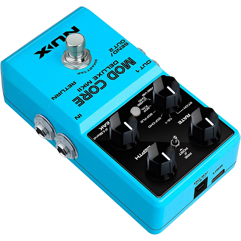 NUX Mod Core Deluxe MKII Effects Pedal Blue