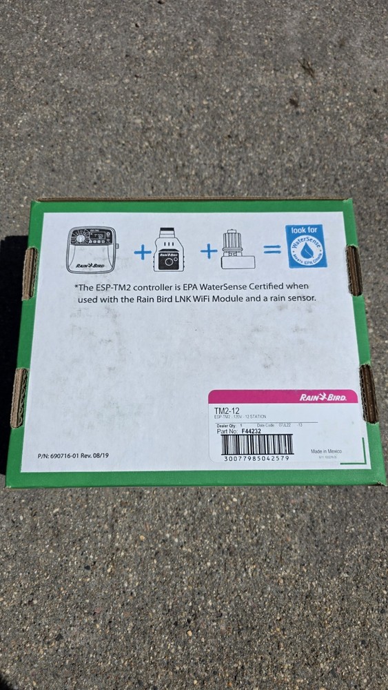 Rain Bird ESP-TM2 Irrigation Controller - White (WiFi Module Not Included)
