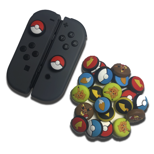 $20 Nintendo Switch Joycon Cap Grip Cover Accessory Bundle Gift Random Grab Bag