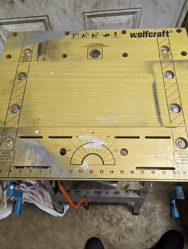 Wolfcraft Workbench with Electric Box