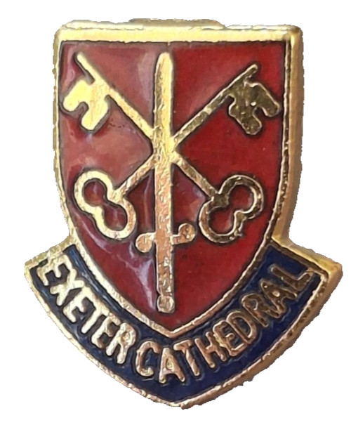 Exeter Cathedral Small Pin Badge Devon