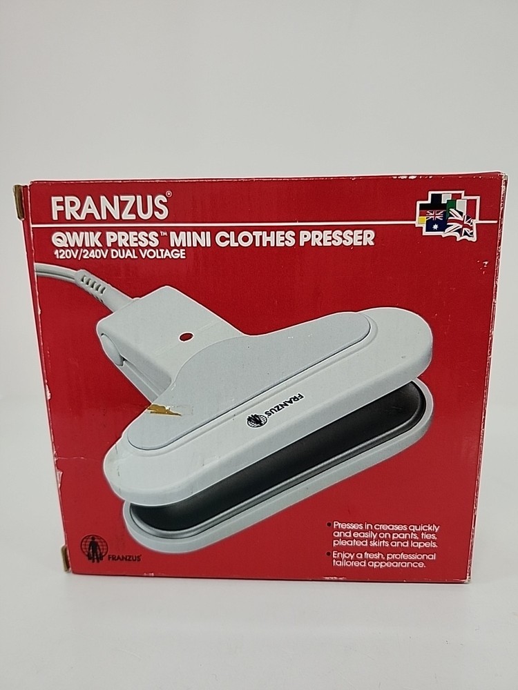 Travel Mini Clothes Presser Iron  Qwik Press