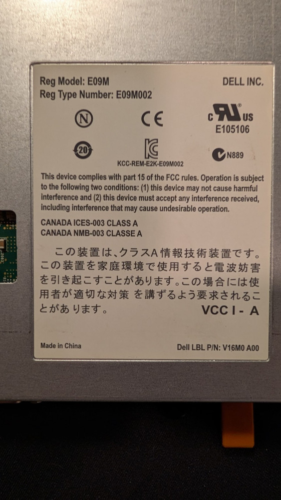 Dell EqualLogic Type 14 Storage Controller - E09M002