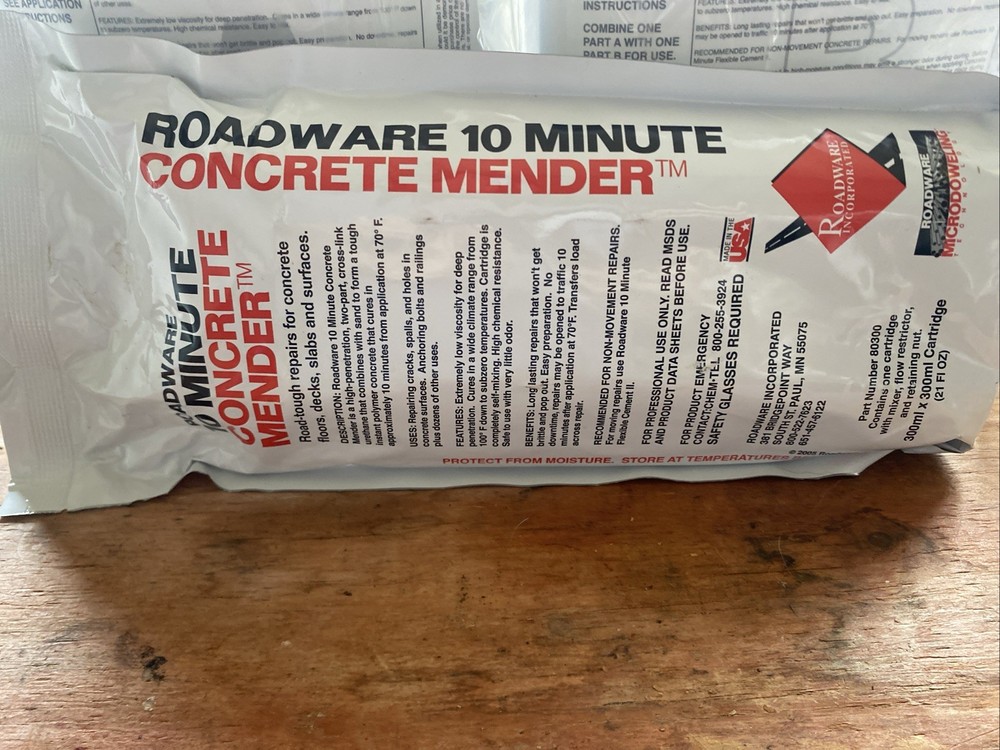 Roadware 10 Minute Concrete Mender
