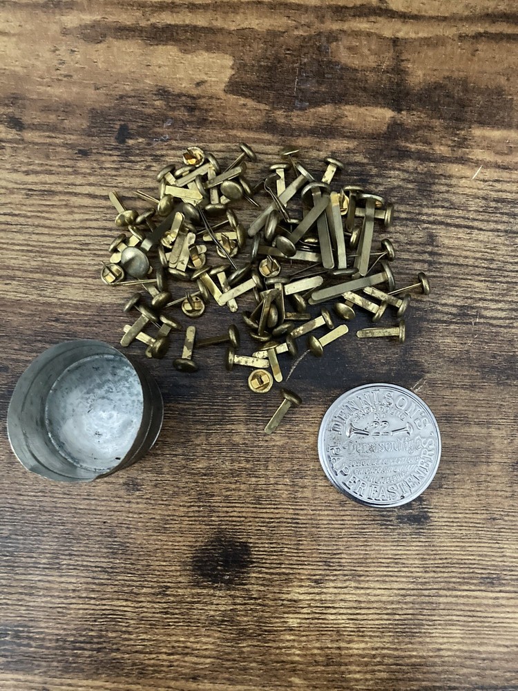Vintage Brass Fasteners