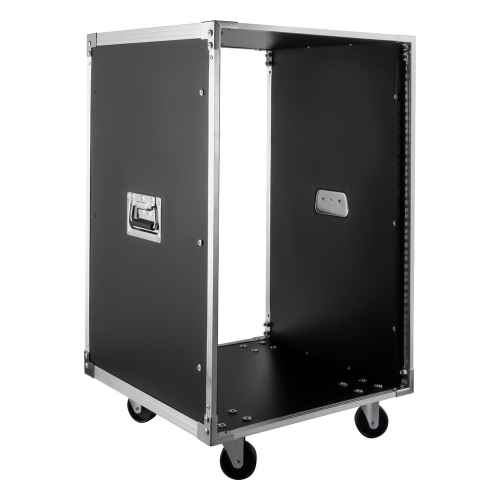 16U Cabinet Rolling Network Rack Audio Studio Video Telecom Equipment Rack Stand