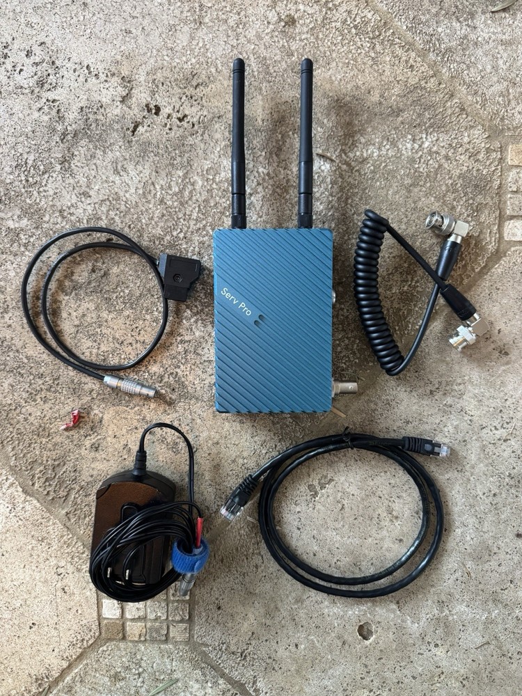 Teradek Serv Pro (Blue) Wireless Video System W/ Antennas + Cables