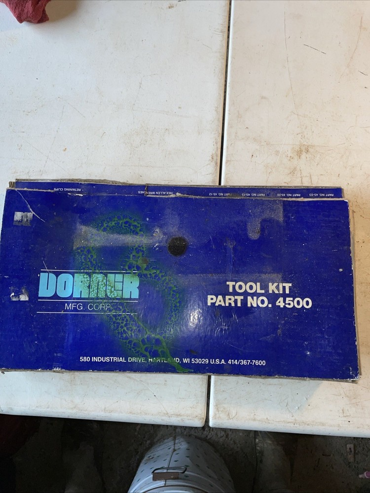 Dorner Conveyor 4100 Tool Kit, Part# 4500