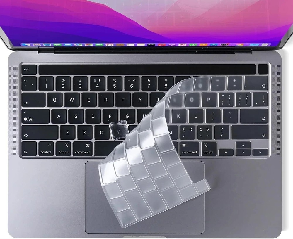 High Transparency Dustproof Keyboard Cover for MacBook Pro 13" with Touch Bar