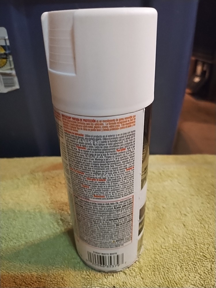 Rust-Oleum Peelable Rubber Coating Matte White 11 Oz 318347
