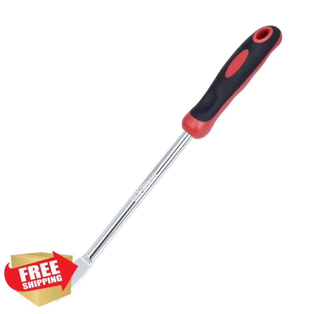 KLDOLLAR Weed Puller Dandelion Remover Stainless Steel Two-Prong Fork Handle