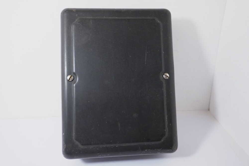 Original Western Electric Marked 684A Bakelite Subset Ringer Box for Candlestick