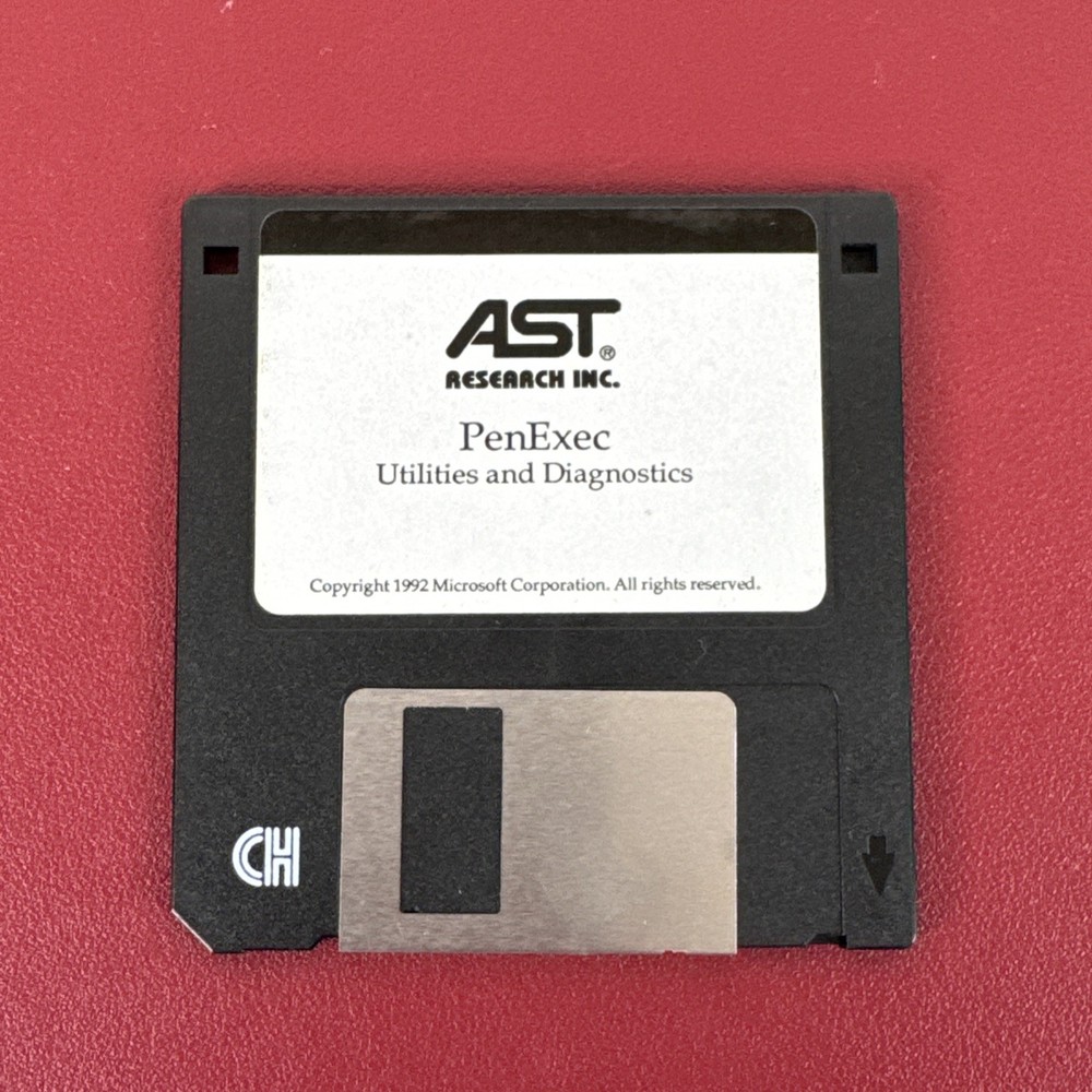 AST Research Software:  PenExec,  Utilities and Diagnostics, 3.5" Floppy