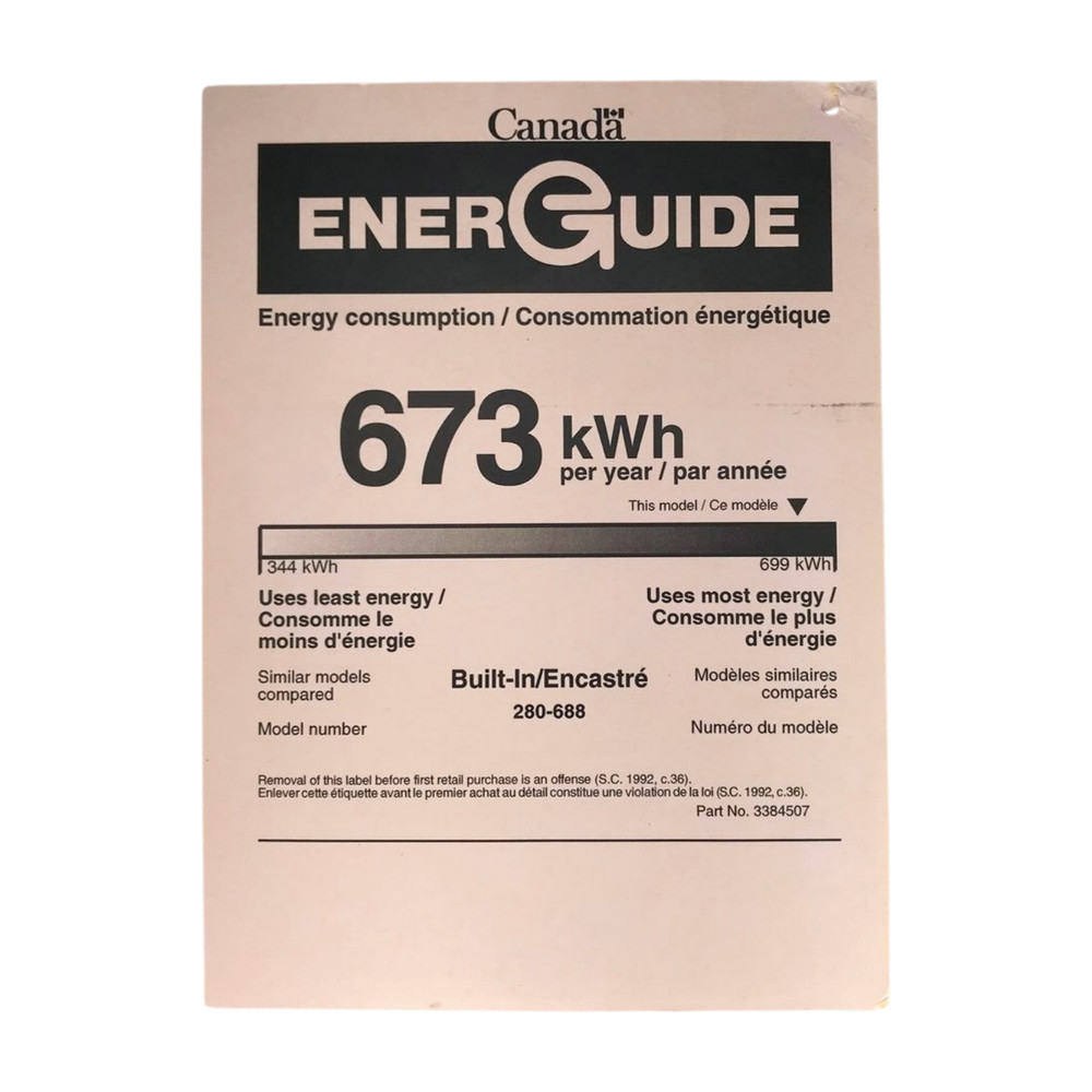 Sears Kenmore Dishwasher Documents (from around 2000–01)
