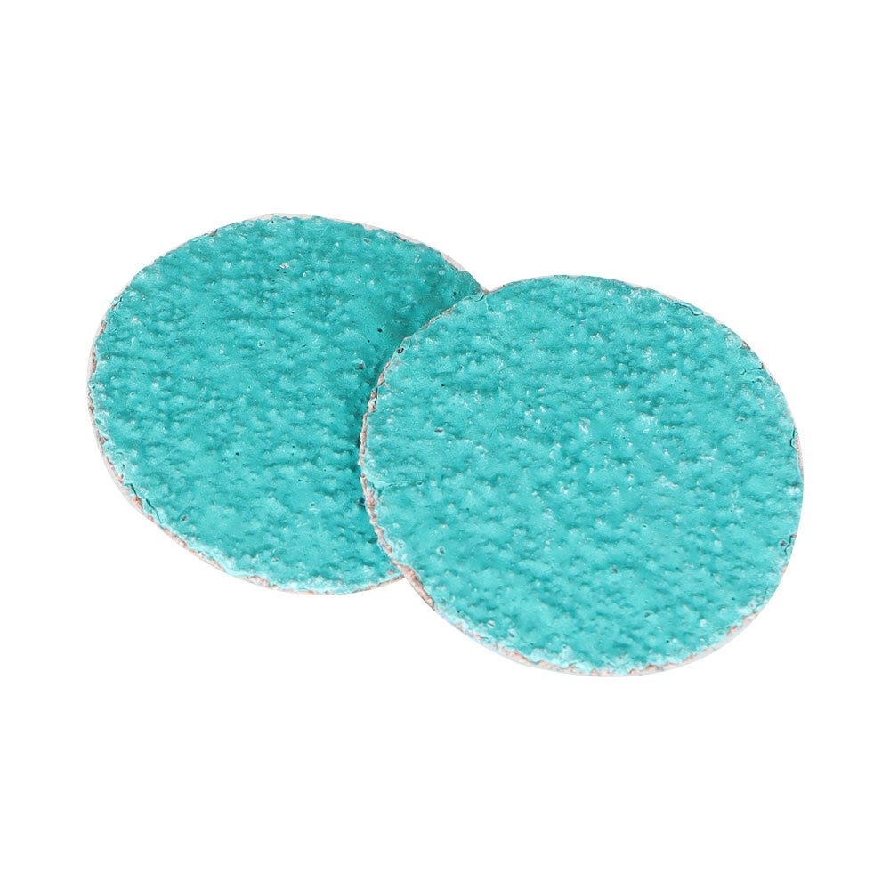 25 Pcs 2" 36 Grit Zirconia + Grind Aid Quick Change Sanding Discs Type