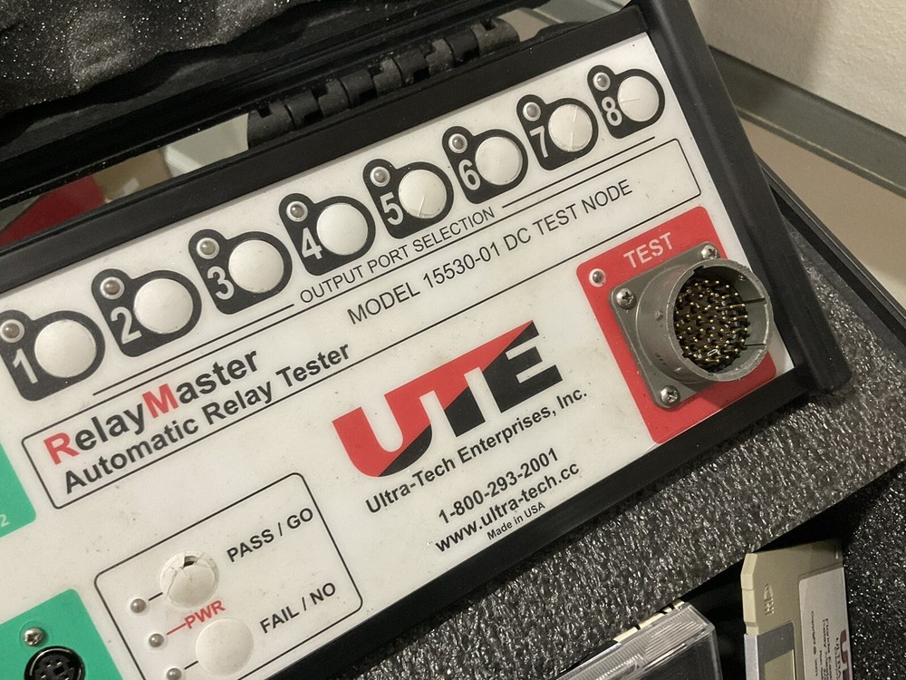 UTE Relay Master Automatic Relay Tester 15530-01 DC TEST NODE