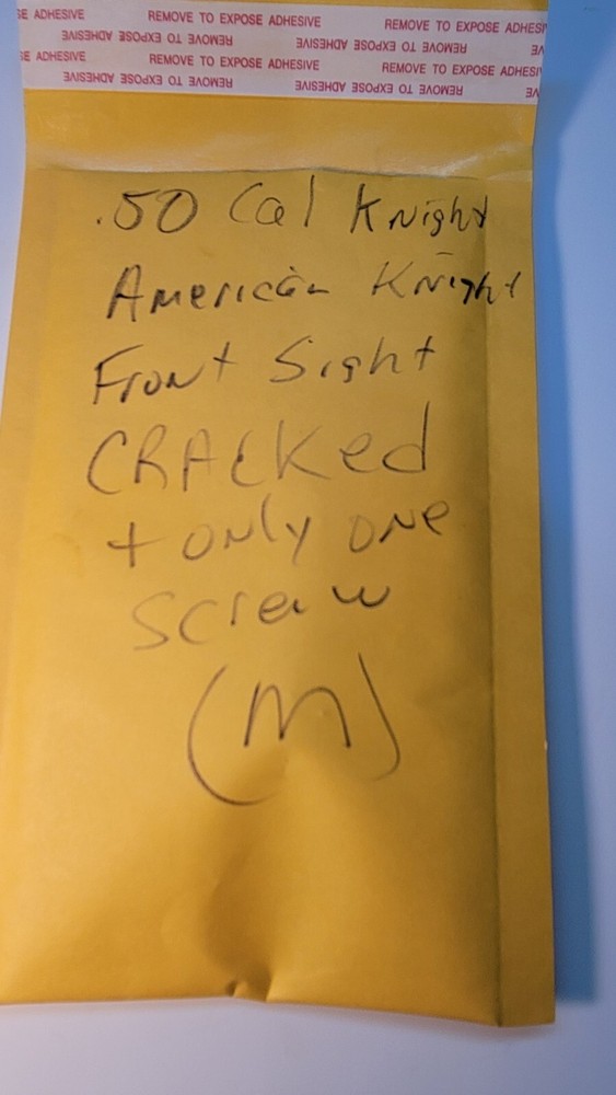 Knight American Knight .50 Cal Inline Muzzleloader Front Sight (M) Cracked