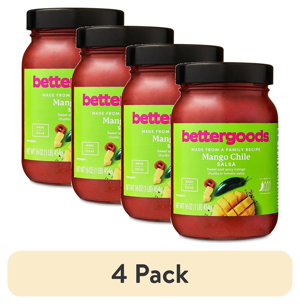 Mild Mango Chile Salsa 16 oz Jar 4 Pack