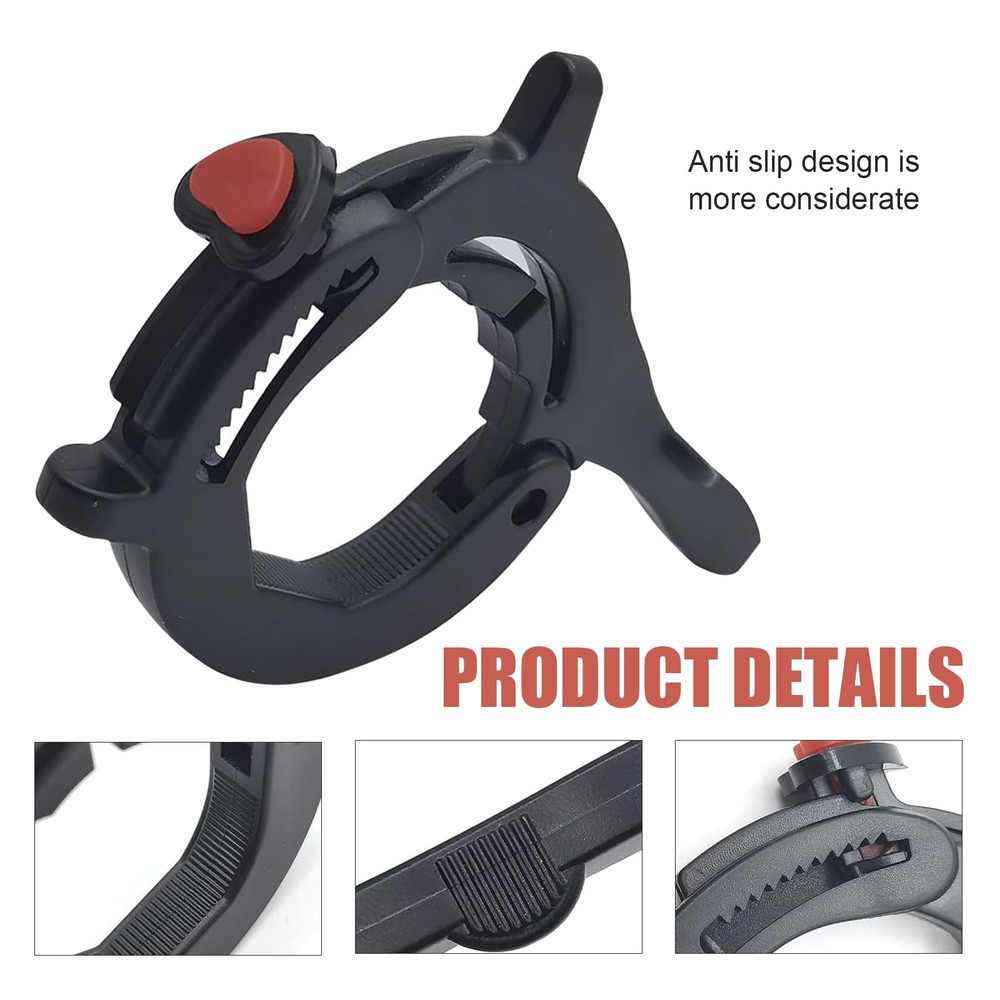 MLY 1 PC Motorcycle Cruise Control Assist, Adjustable Black