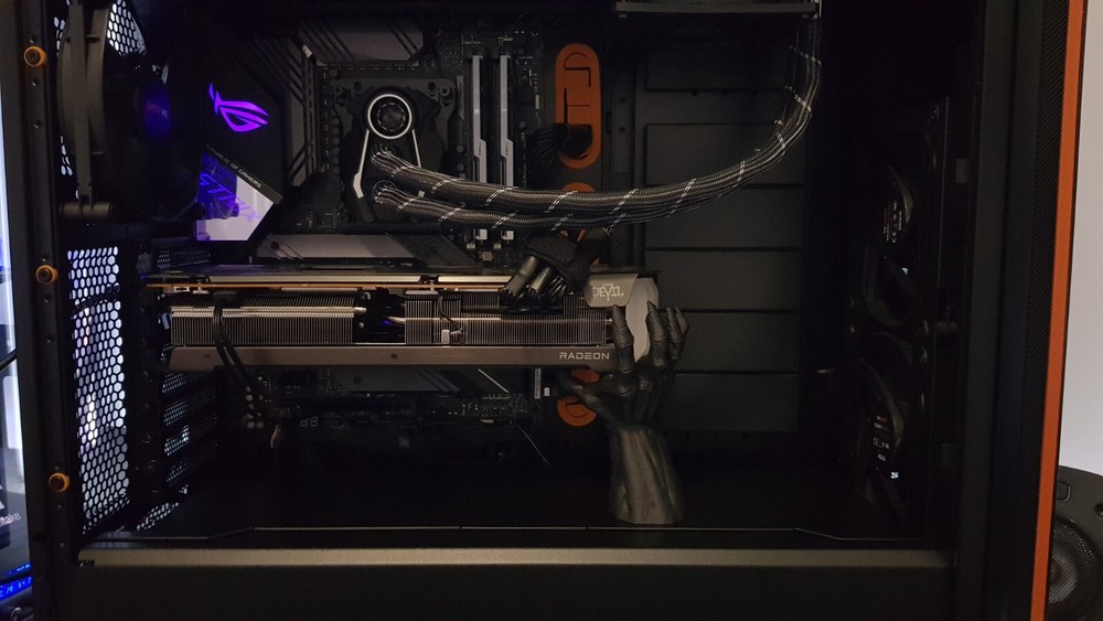 GPU Support Bracket Custom Gamer - Eliminate GPU sag and visually phenomenal