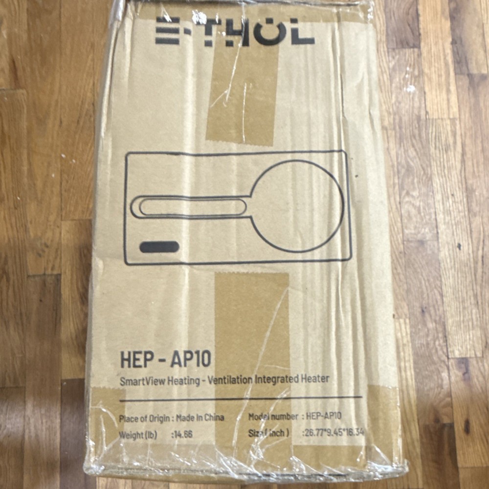 ETHOL HEP-AP10 SmartView Heating Ventilation Integrated Heater Brown