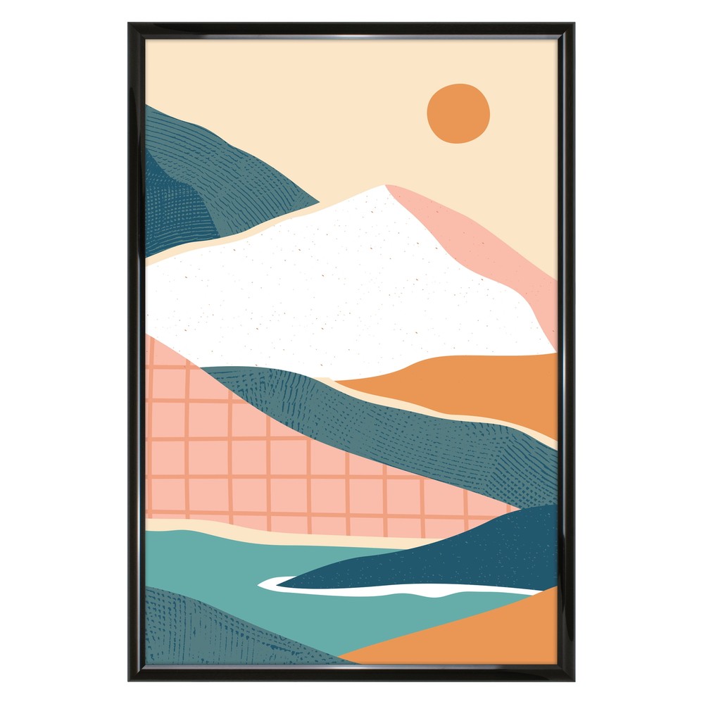 NEW 20x30 Rounded Black Poster Frame