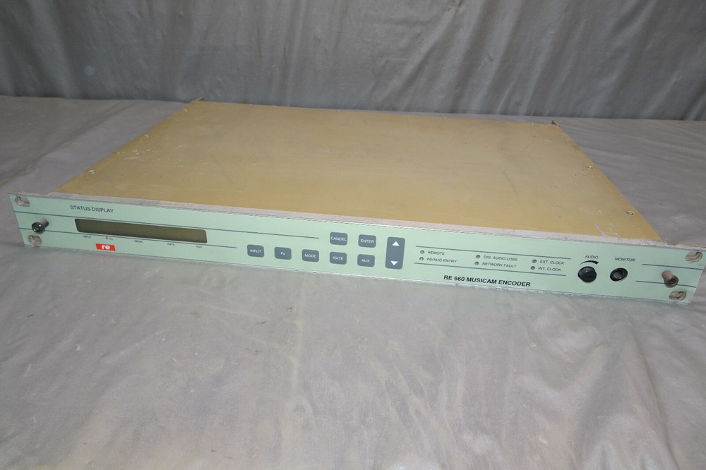 VINTAGE RE TECHNOLOGY AS RE 660 MUSICAM DECODER - DENMARK - PARTS