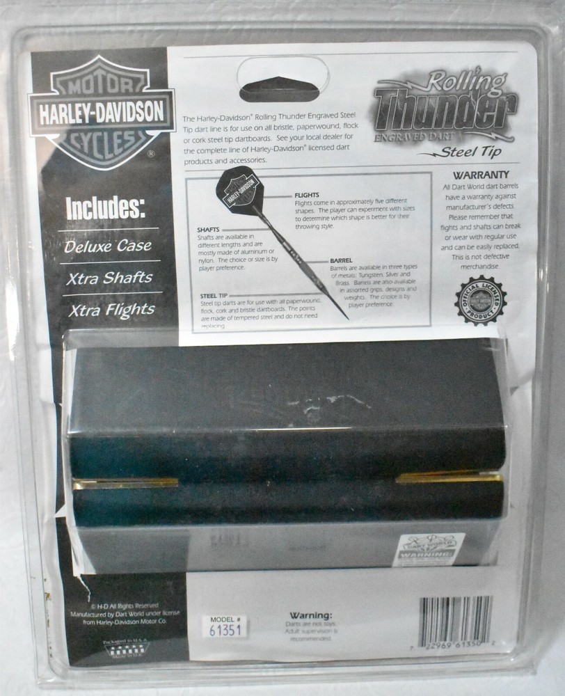 Harley Davidson Steel Tip Darts Rolling Thunder