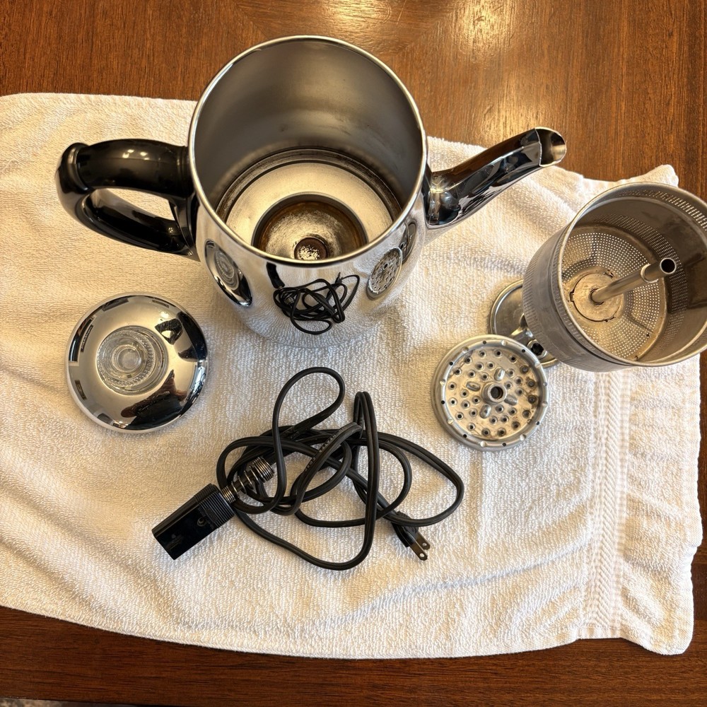 Vintage Sunbeam Deluxe Automatic Percolator AP-16 | 10 Cup