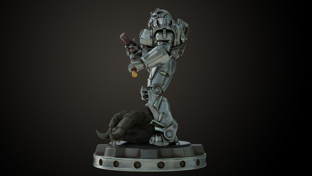 AC3D Models 1/6 Scale Fallout T-60 Powered Combat Infantry Armor