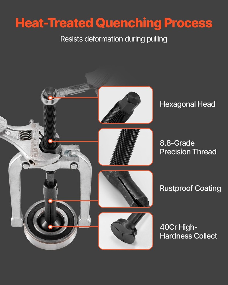 VEVOR Blind Hole Bearing Puller Set, 16-in-1 Set