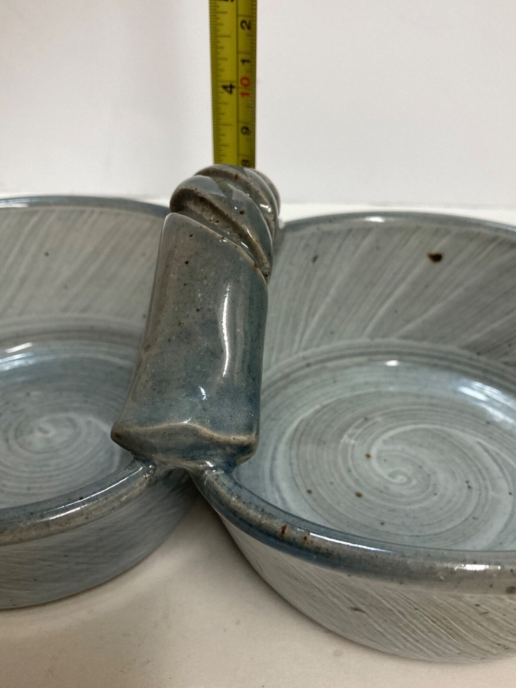 2 sided Pottery Dish, Perfect for table top service .