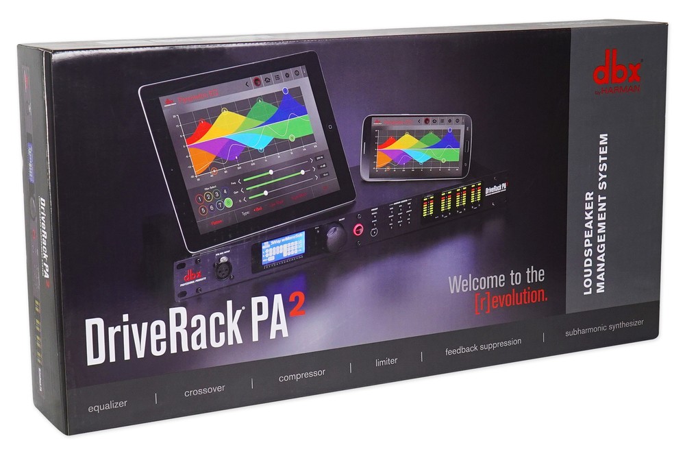 DBX DriveRack PA2 Complete Sound Signal Processor Speaker Management System PA 2